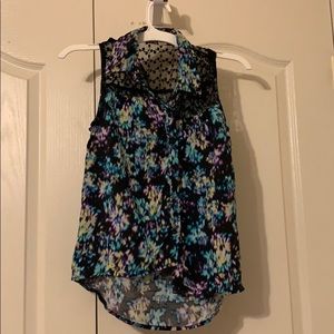 Multi colored childerns button up